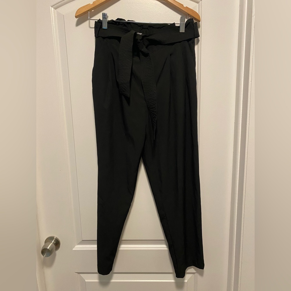 Calvin Klein Paperbag Waist Pants with Belt